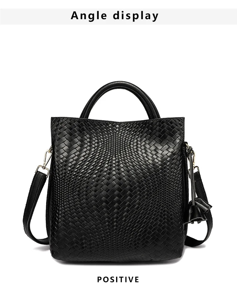 Premium Minimalist Top Layer Leather Tote Bag for Women