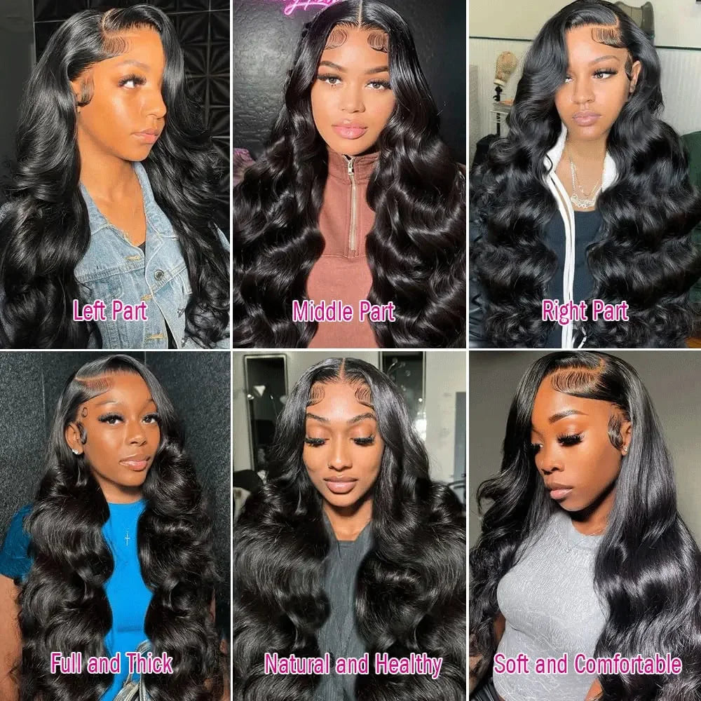 Remy Human Hair Glueless HD Lace Front Wig for Women