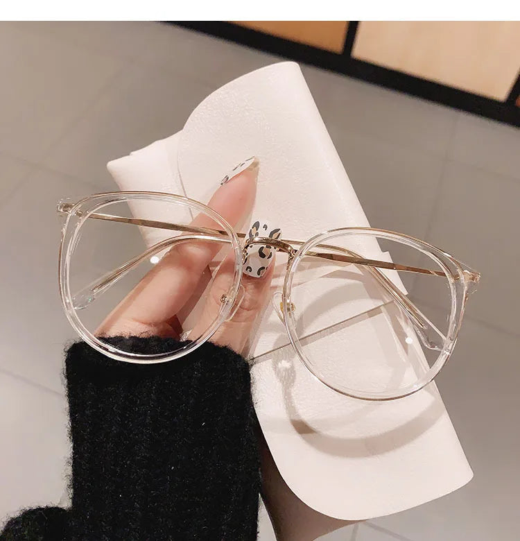 Oversized Leopard Blue Light Reading Glasses for Women