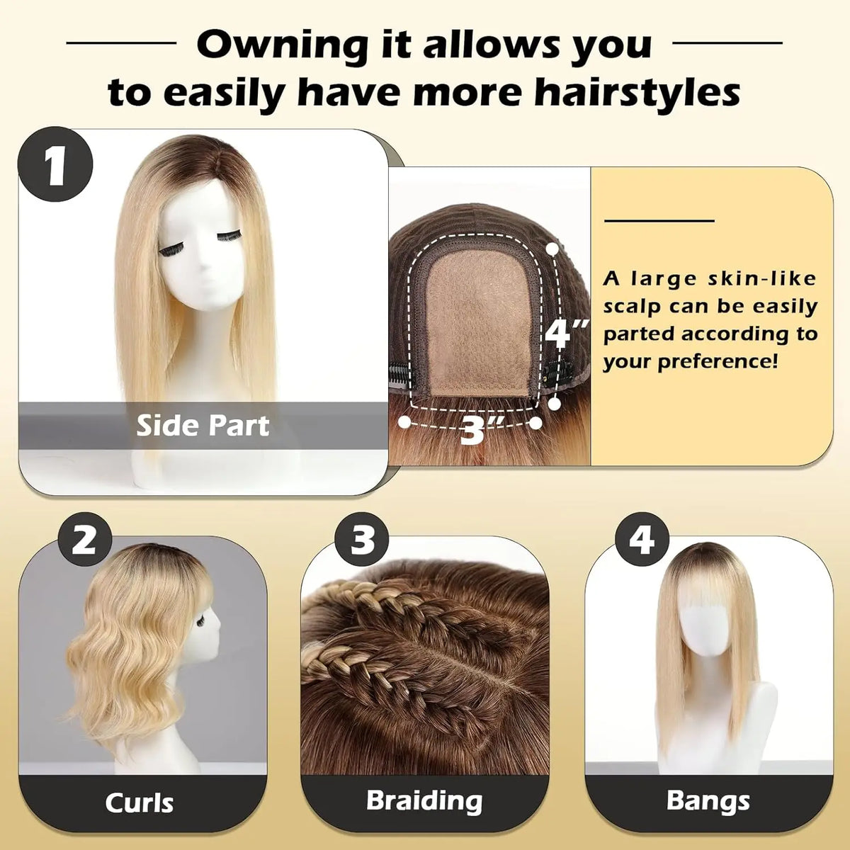 Lightweight Crown Topper