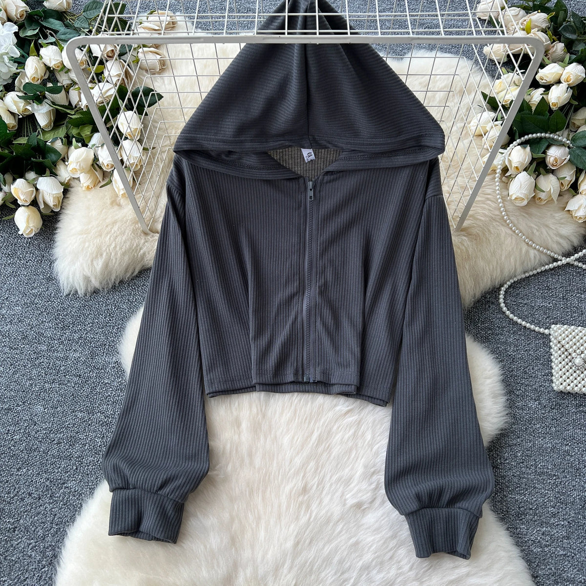 Sporty Three Piece Hoodie, Camisole and Pants Set for Women