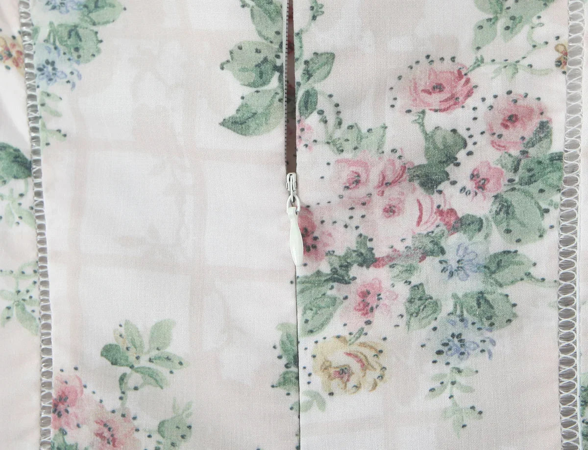 Vintage Boho Floral Print Maxi Dress with Ruffles for Women