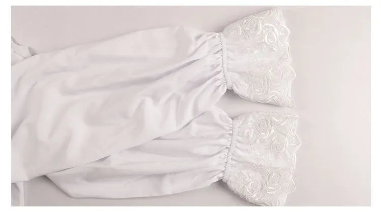 Lantern Sleeve Ruffle Shirt
