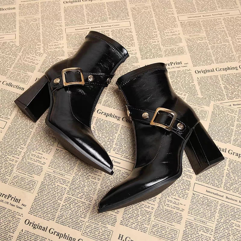 Pointed Toe Chelsea Boots