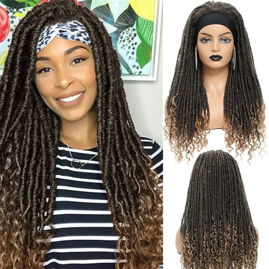 Long Goddess Braid Faux Locs Wig