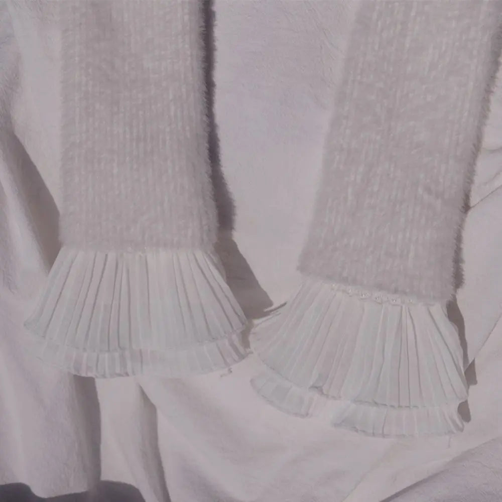 Detachable Lace Ruffle Sleeves