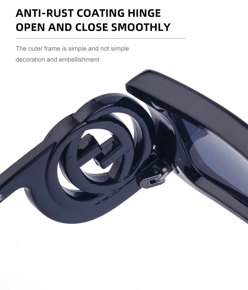 Oversized Square Gradient Sunglasses