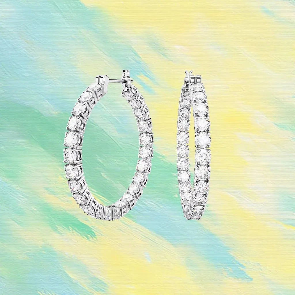 Gold Plated Sparkling Zirconia Jewelry Set for Women
