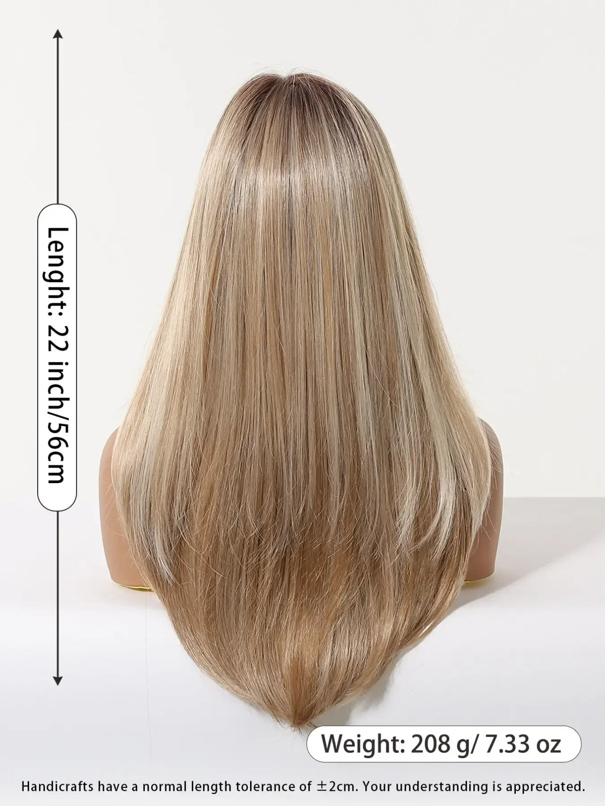 Lightweight Heat Resistant Natural Straight Lace Front Wig for Women
