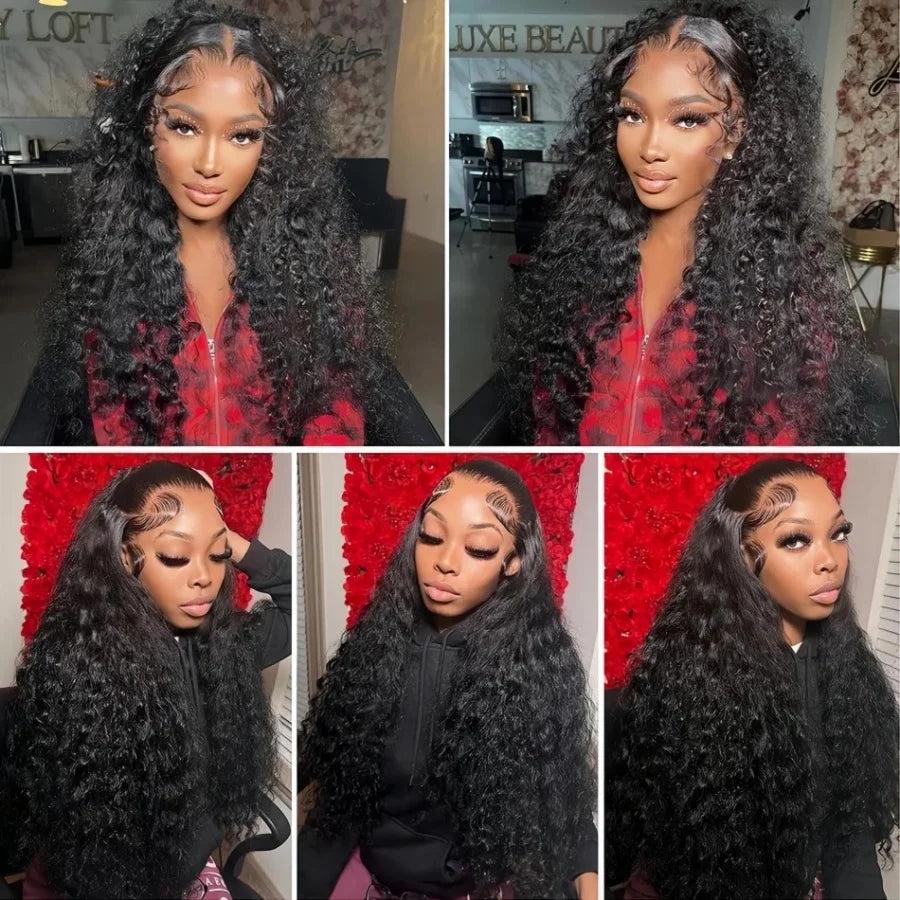 Brazilian Deep Wave Lace Front Human Hair Wig For Women