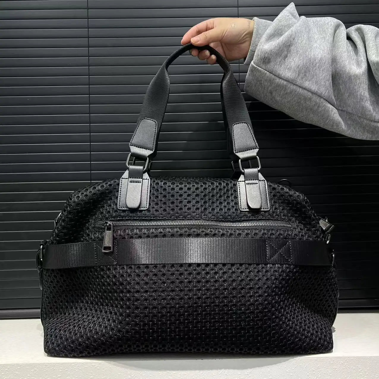 Large Capacity Durable Mesh Nylon Tote Bag for Women