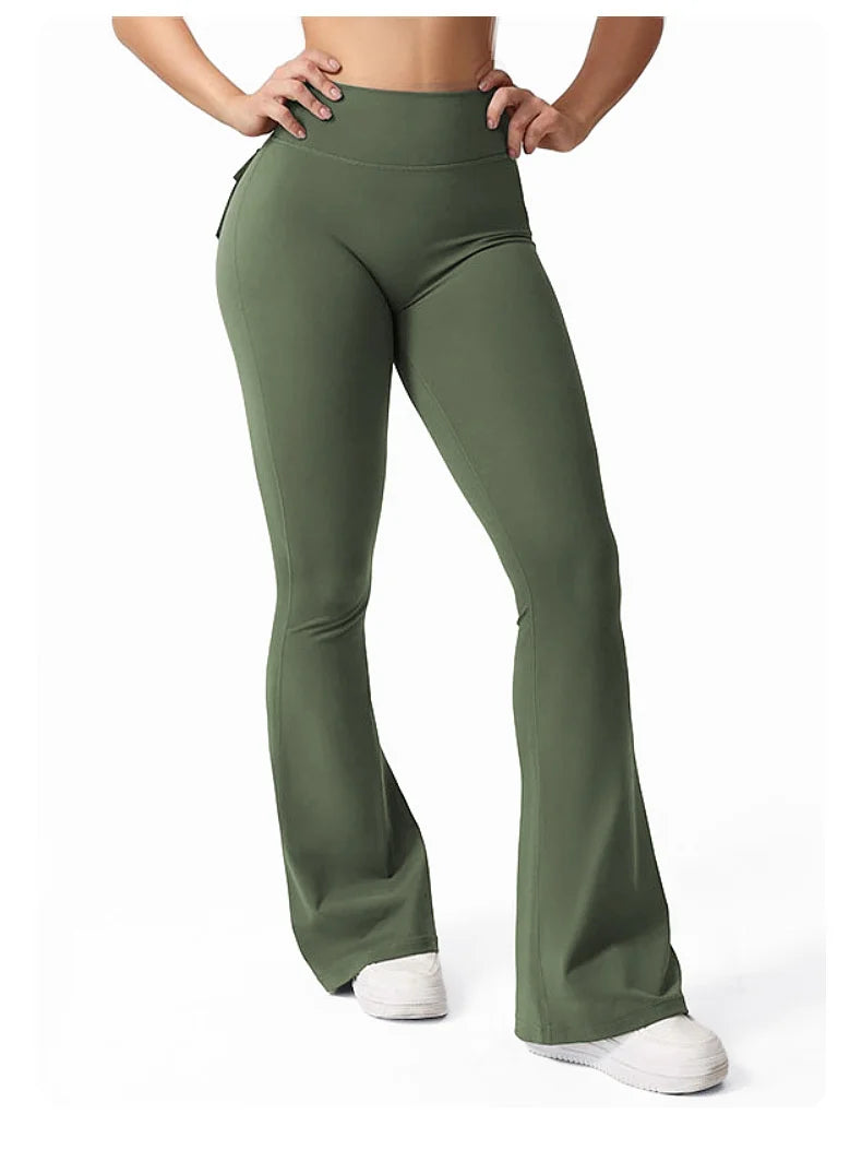 High Waist Push Up Workout Leggings With Pocket for Women