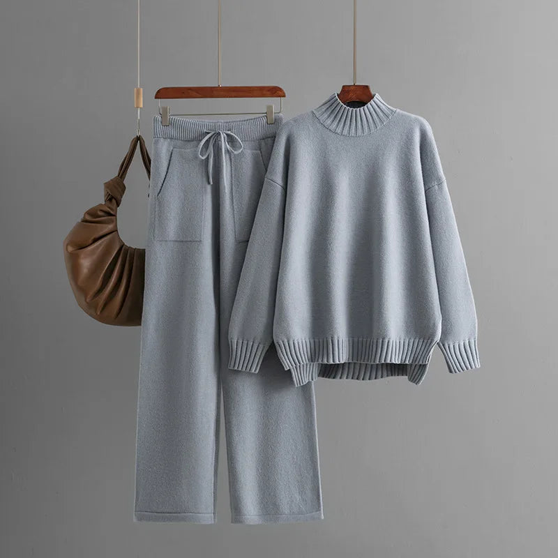 Cozy Turtleneck Knit Set