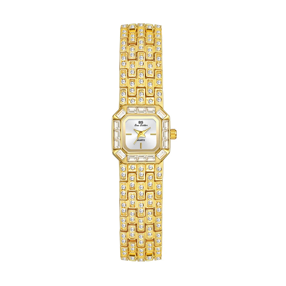 Square Quartz Wristwatch for Women
