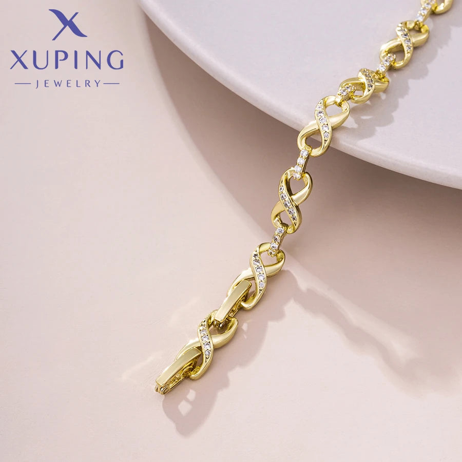 Light Gold Snake Chain Charm Bracelet