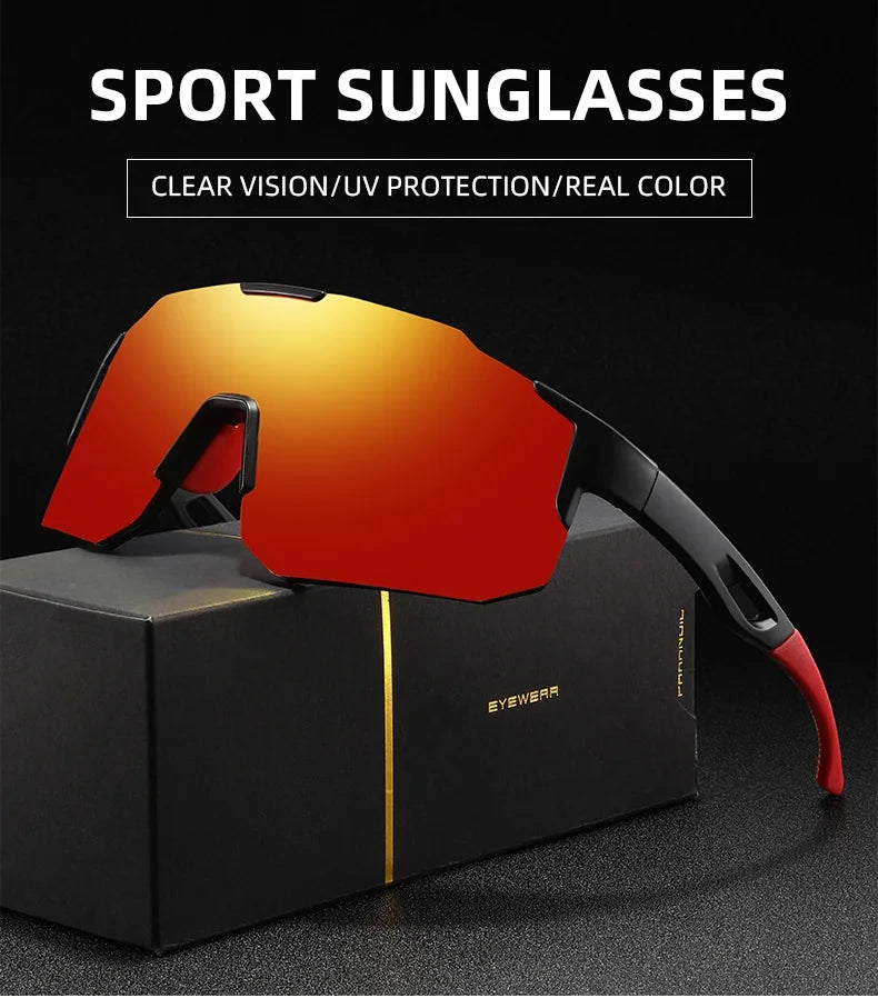 Oversized Square Reflective Sunglasses