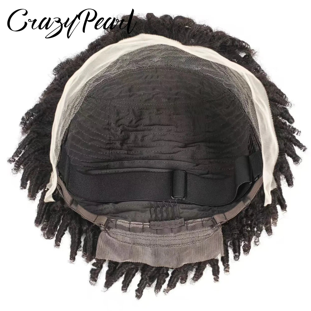 Short Pixie Cut Dreadlocks Lace Front Wig for Women