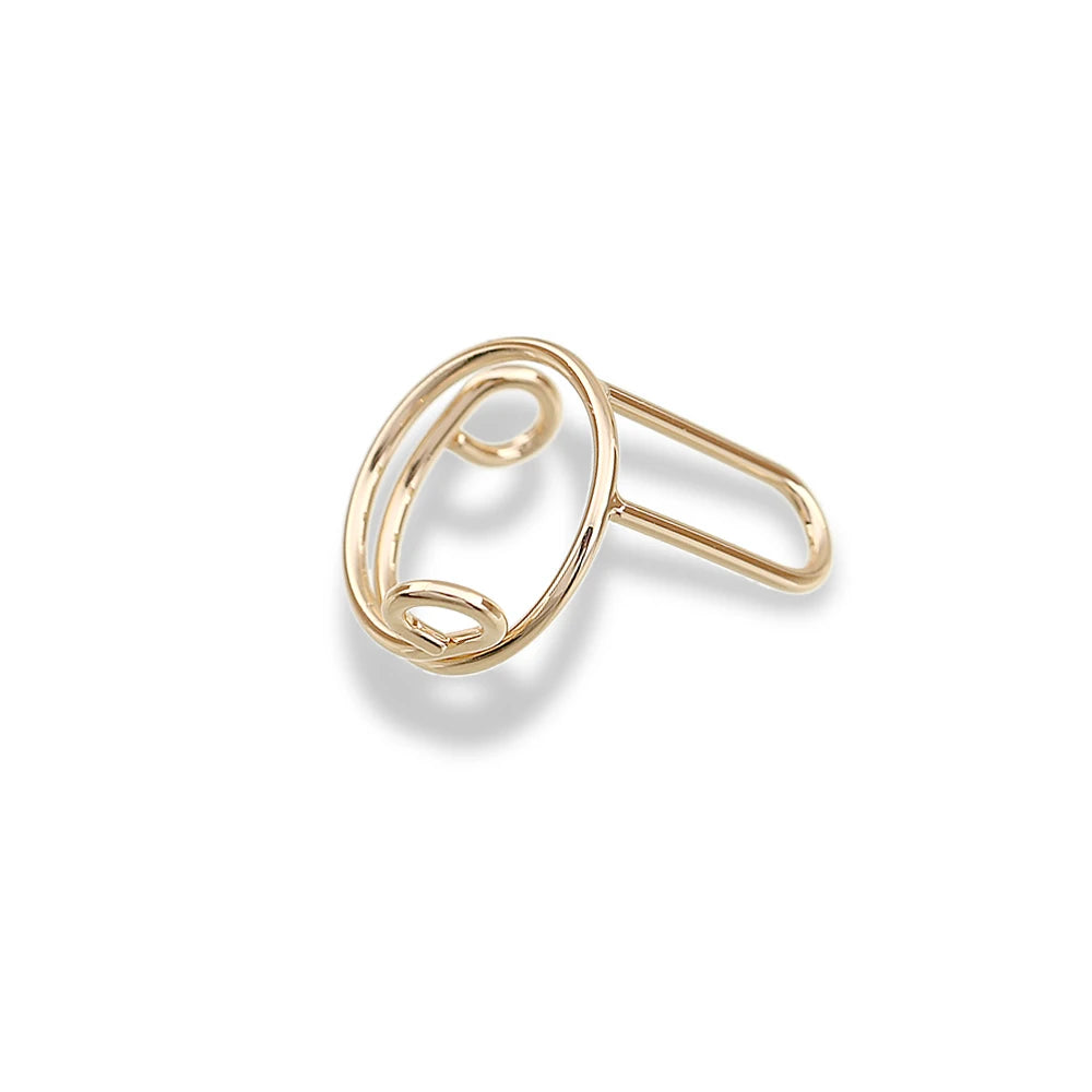 Trendy Thin Stackable Nail Ring Set of 10 for Women