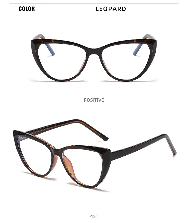 Stylish Transparent Cat Eye Reading Glasses for Women