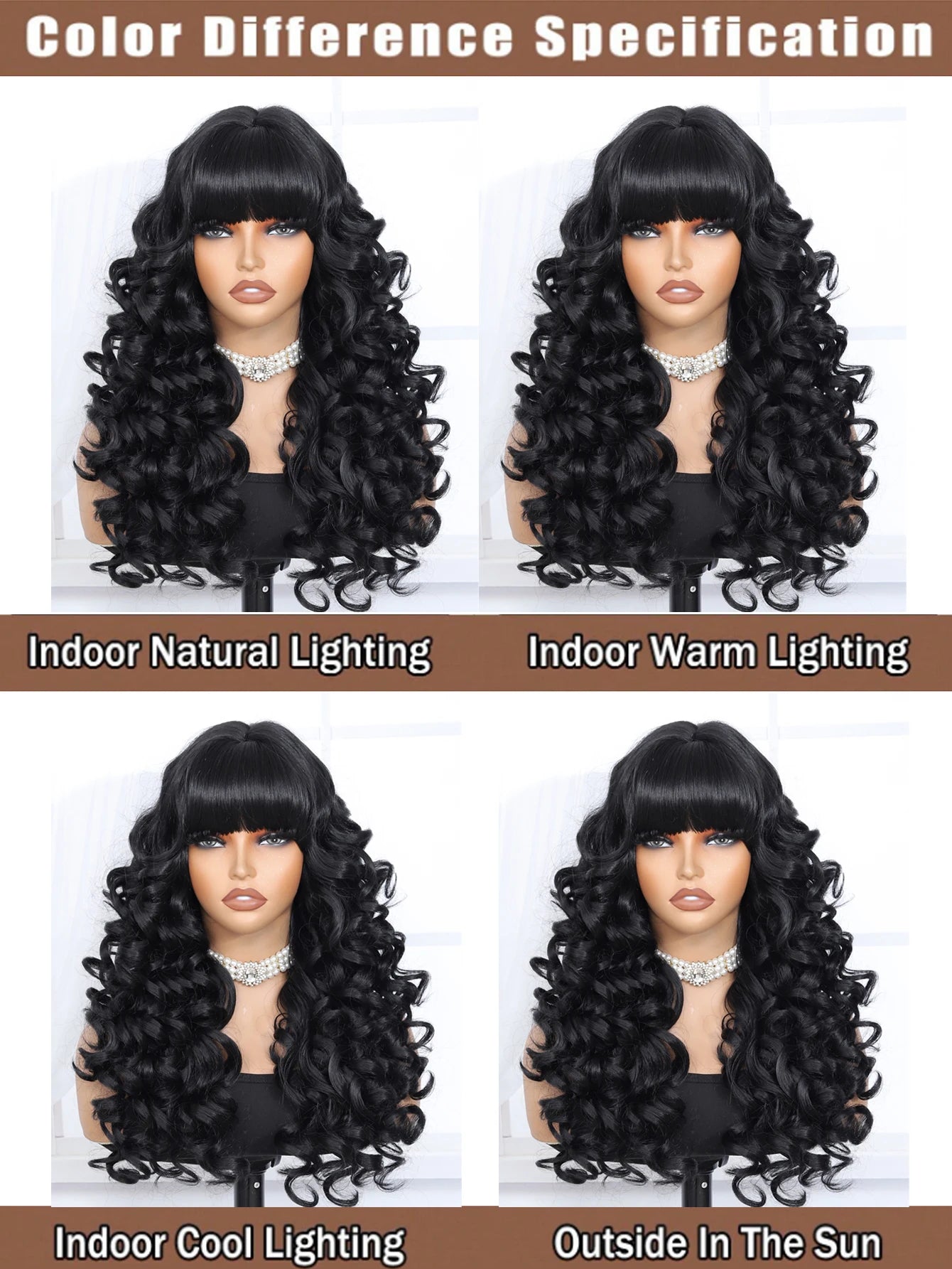 Pre Plucked Long Water Wave Lace Front Synthetic Wig For Women