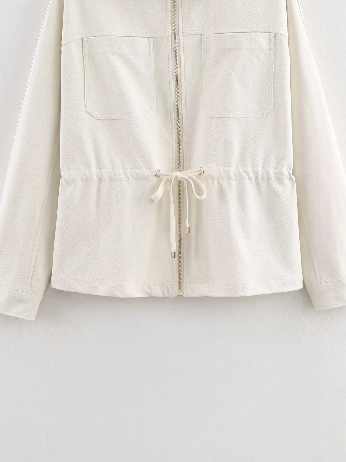 Casual Lapel Jacket And Drawstring Pants Set for Women