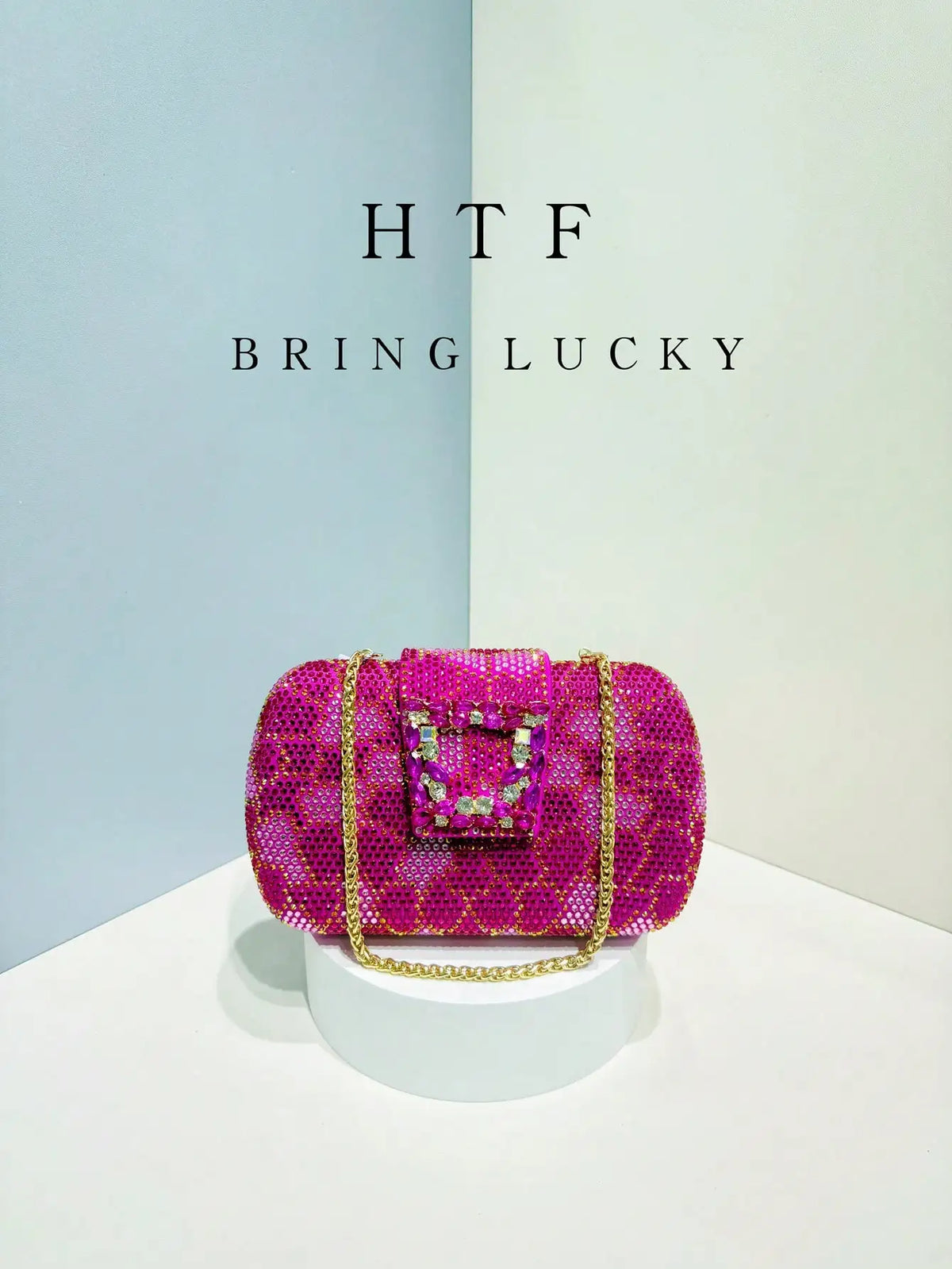 Elegant Glitter Ruched Evening Clutch Handbag for Women