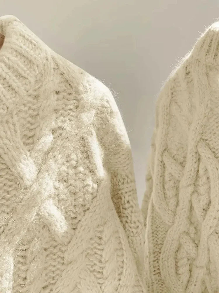 Retro Cozy Knit Sweater