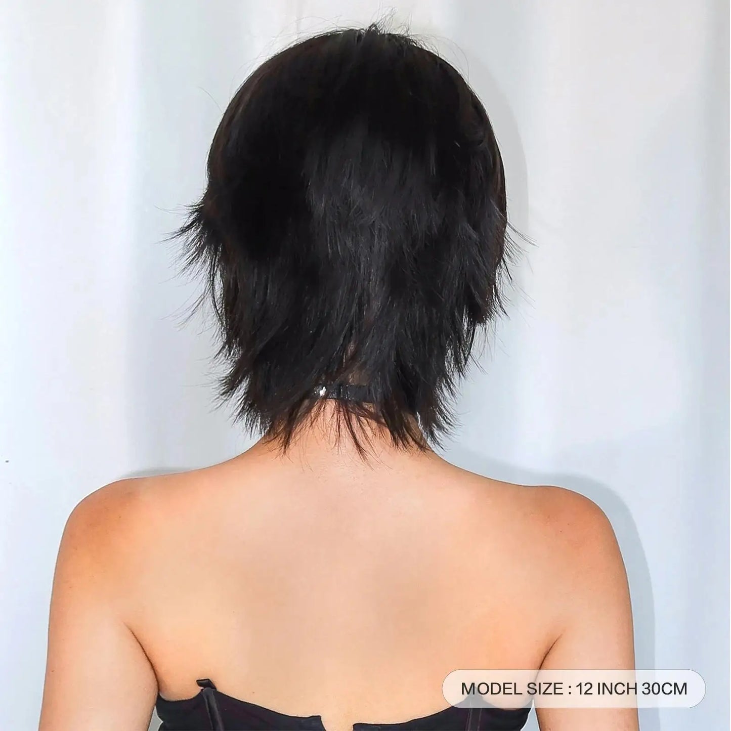 Trendy Short Straight Synthetic Wig With Bangs for Women