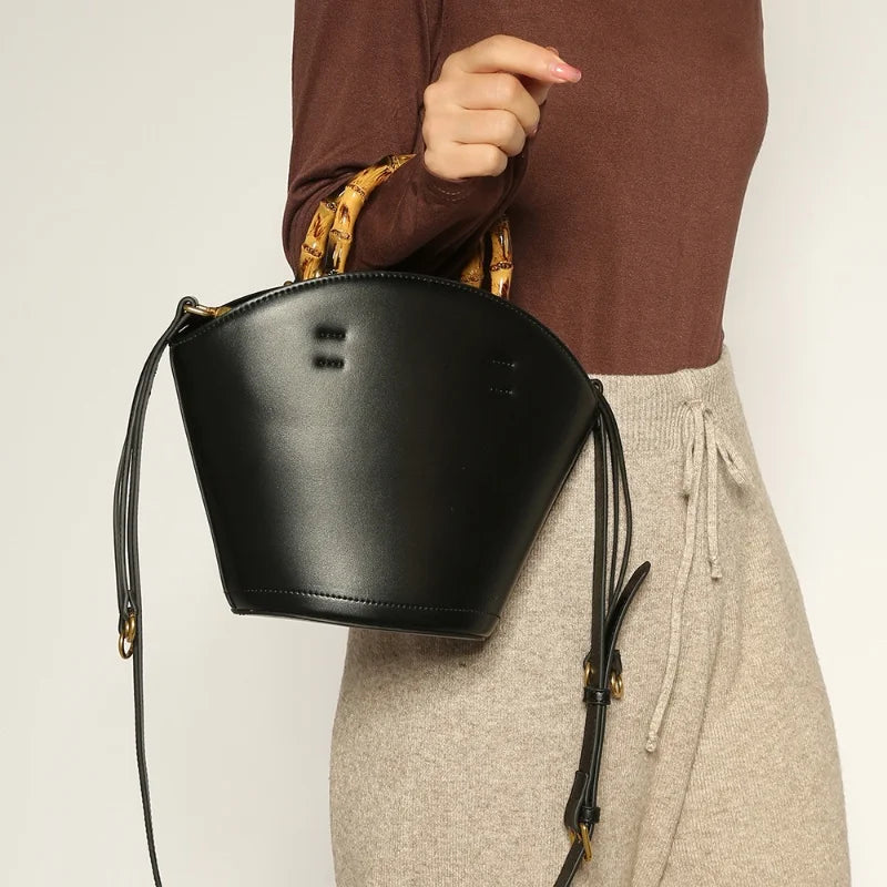 Spacious Bamboo Knot Tote Bag