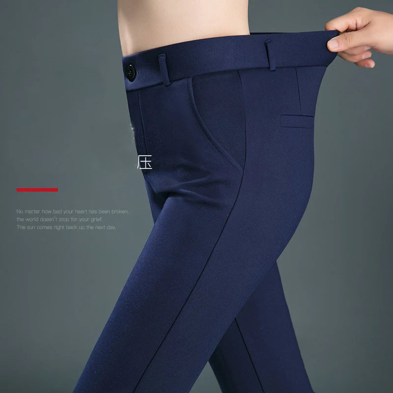 High Waist Straight Leg Relaxed Fit Pants For Women