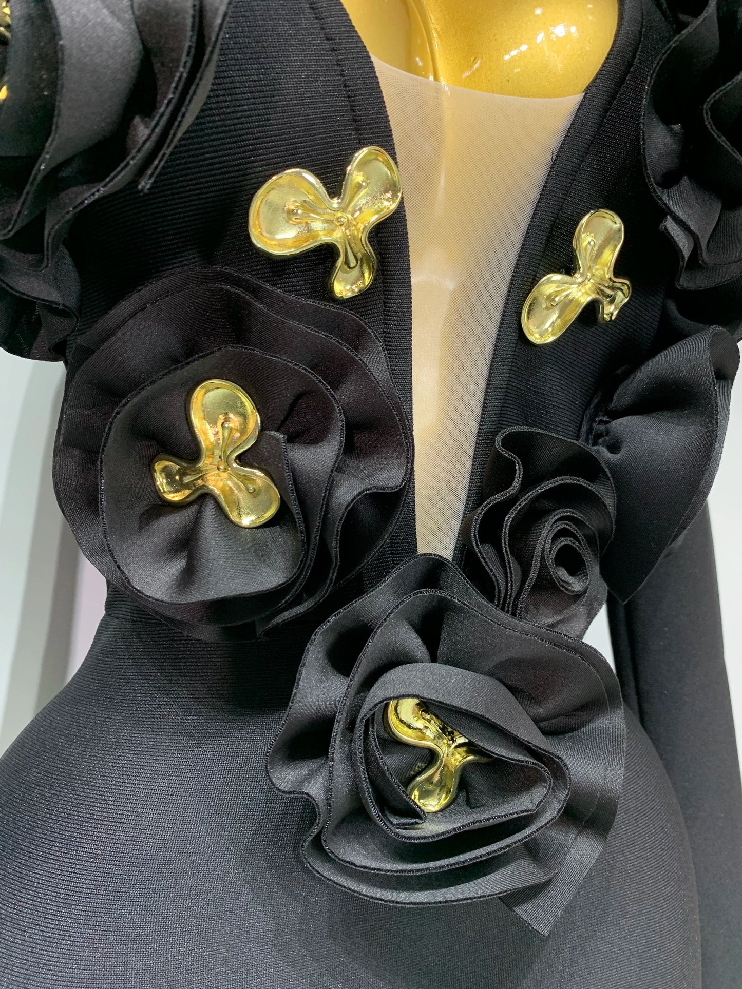 2025 New Fashion 3D Flower Sleeveless Bodycon Bandage Dress Women Celebrity Elegant Party Club Luxury Birthday Dress Vestidos ﻿