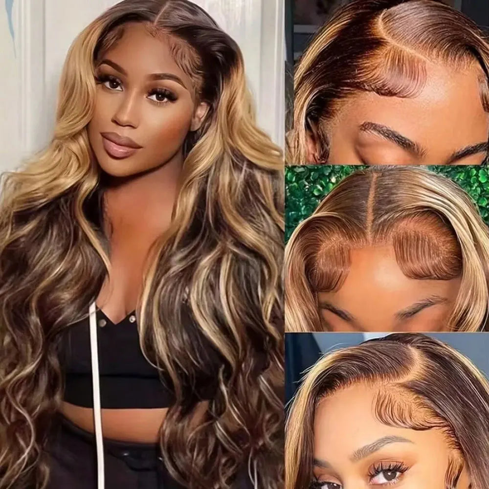 Body Wave Brazilian Human Hair Lace Front Wig For Women