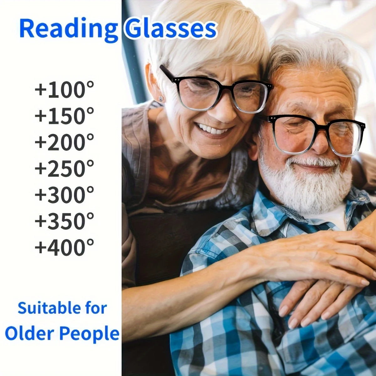 Large Square Frame Fashion Glasses
