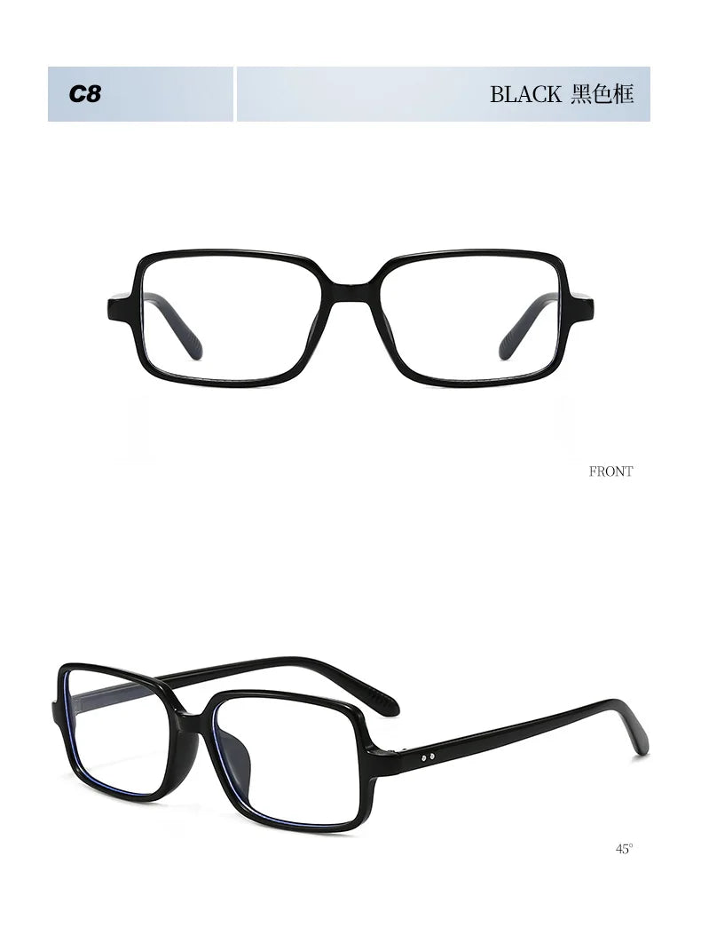 Blue Light Blocking Rectangular Reading Glasses for Women