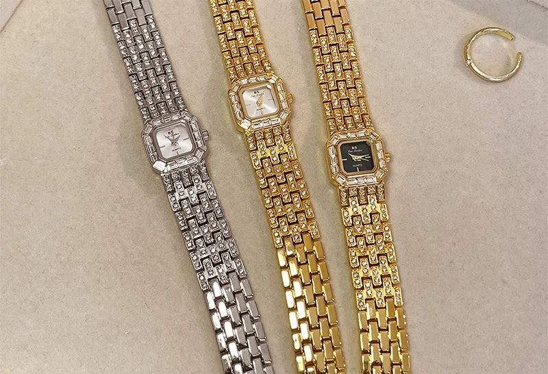 Square Quartz Wristwatch for Women