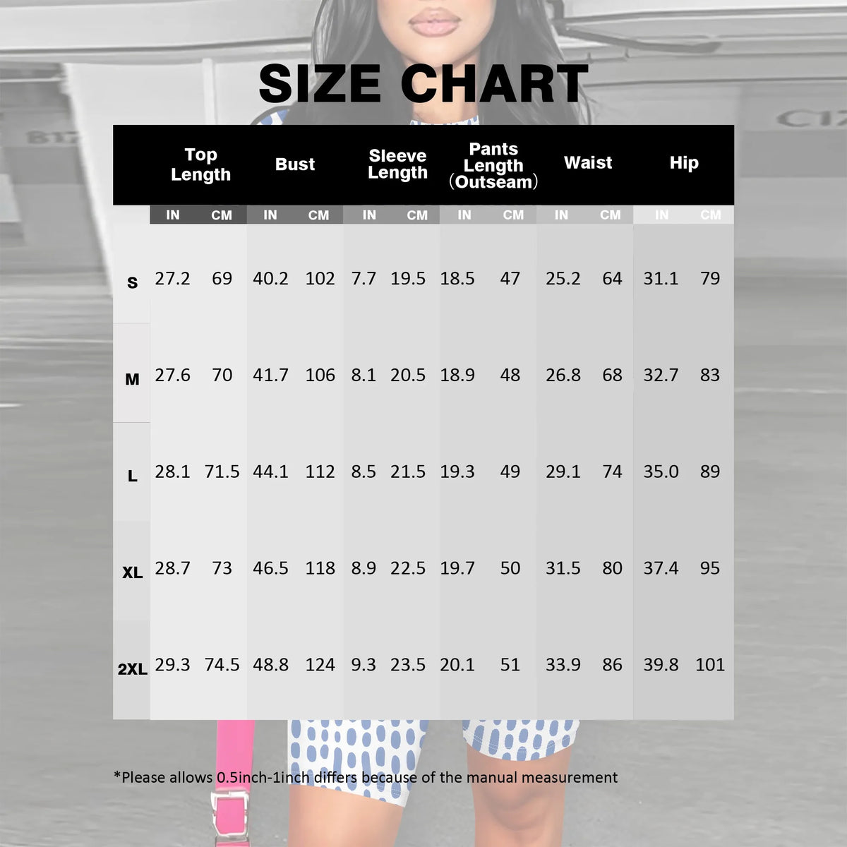 Polka Dot Short Sleeve Top and Biker Shorts Set for Women