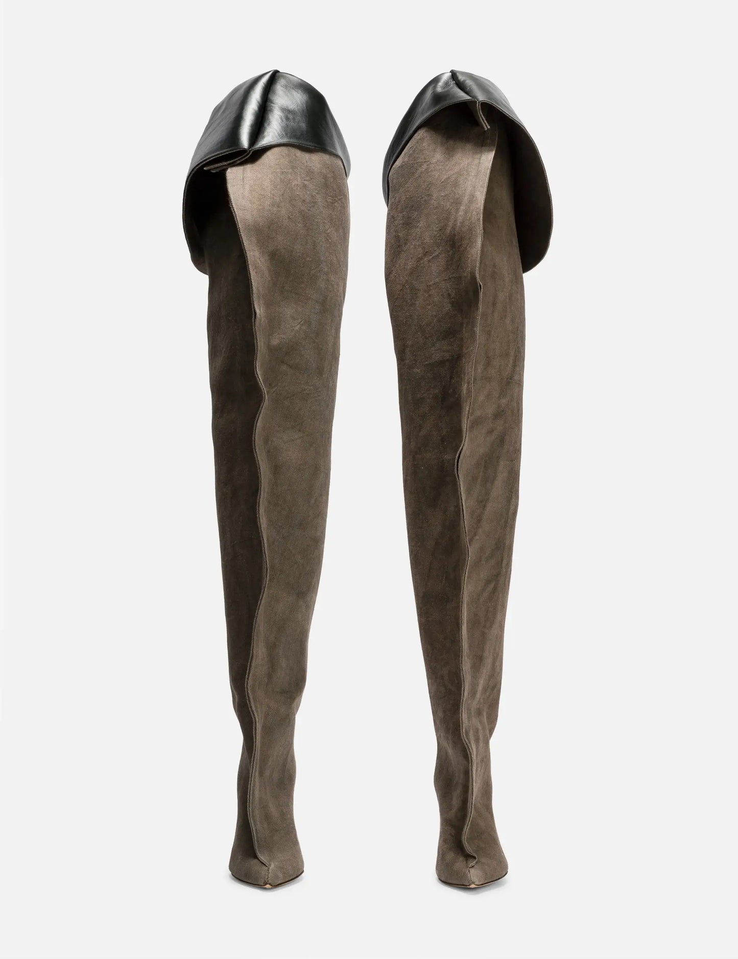 Pointed Over-the-Knee Boots With Thin Heels for Women