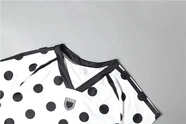 Weird Puss Dot Digit Print 2 Piece Set Women Casual Sporty Hipster Crop Tops+Shorts Matching Streetwear Skinny Stretch Tracksuit