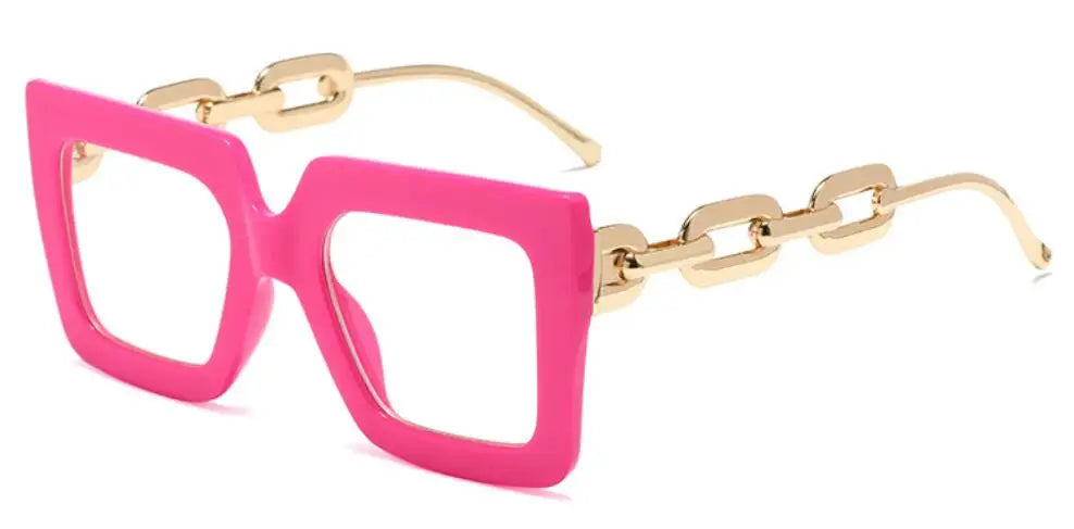 Oversized Square Blue Light Reading Glasses for Women