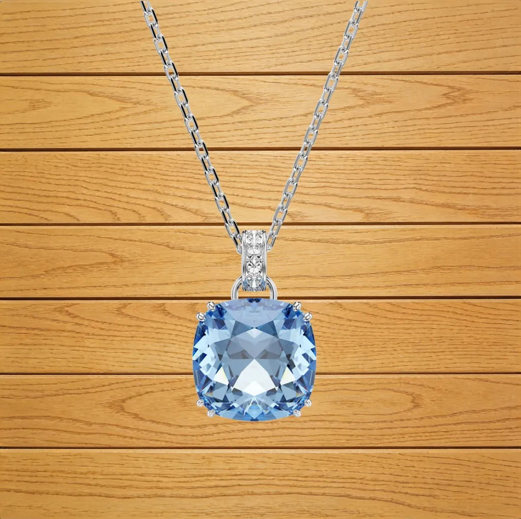 Elegant Bridal Zirconia Jewelry Set with Necklace and Earrings for Women