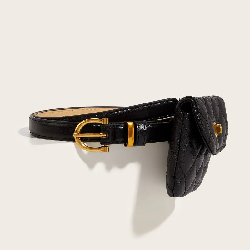 Minimalist Geometric Buckle Casual Belt for Women