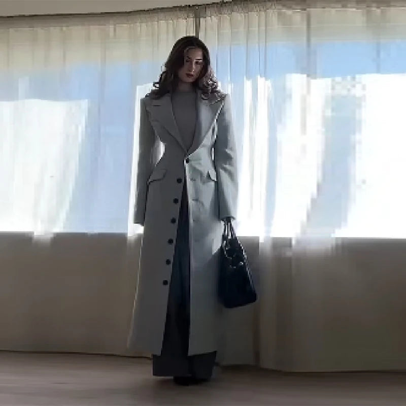 Timeless Belted Silhouette Long Coat