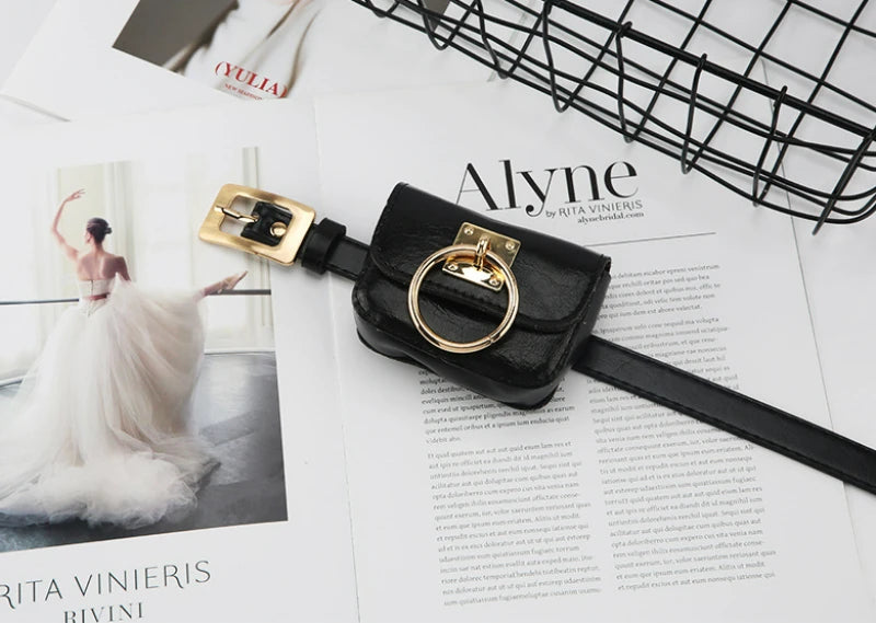 Minimalist Geometric Buckle Casual Belt for Women