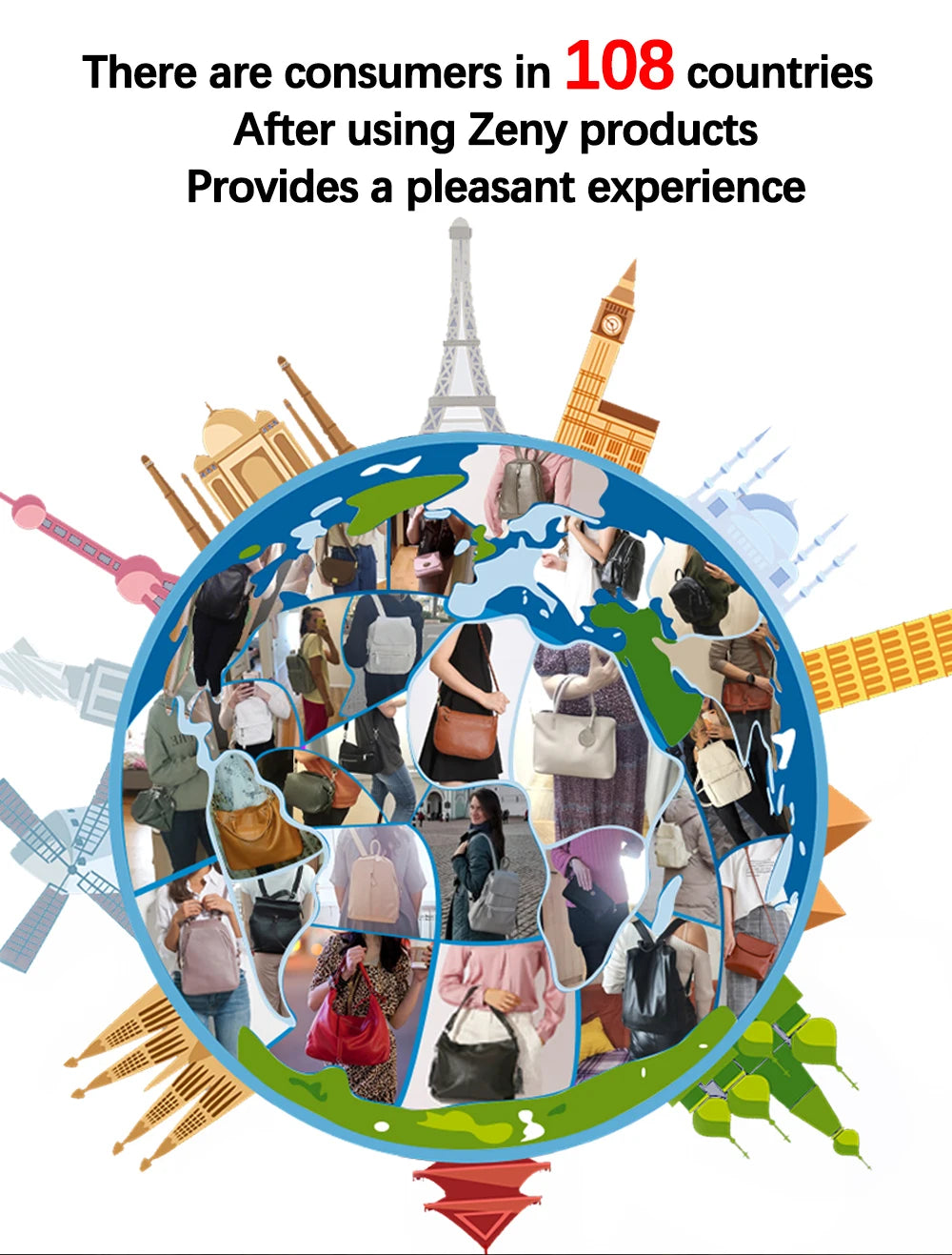 Large Capacity Soft Cow Leather Backpack for Women