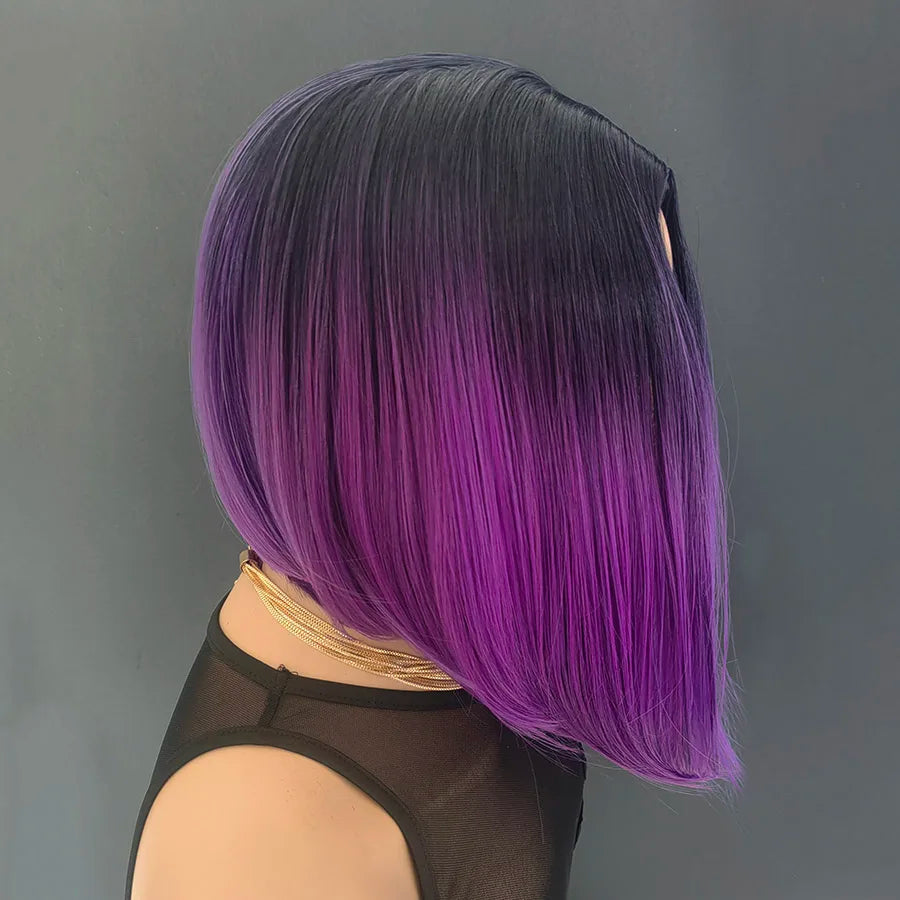 Heat Resistant Multi Color Body Wave Synthetic Wig For Women