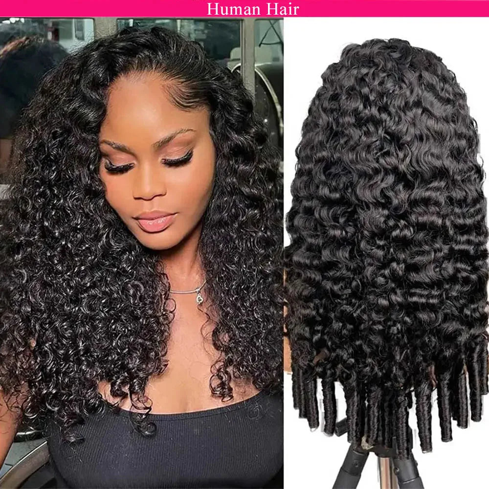 Spiral Kinky Curly Half Wig