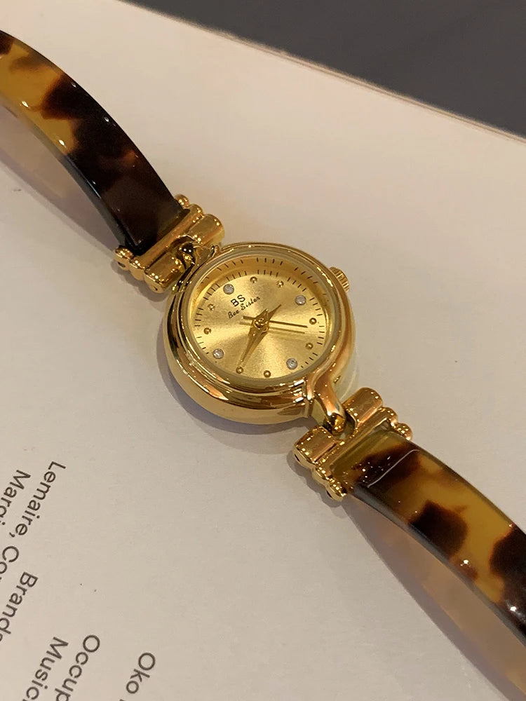 Amber Tortoiseshell Bracelet Watch