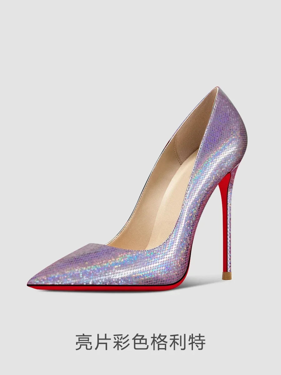 Pointed Toe Super High Stiletto Heel Pumps for Women