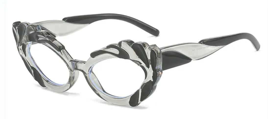Anti Blue Light Green Cat Eye Reading Glasses For Women