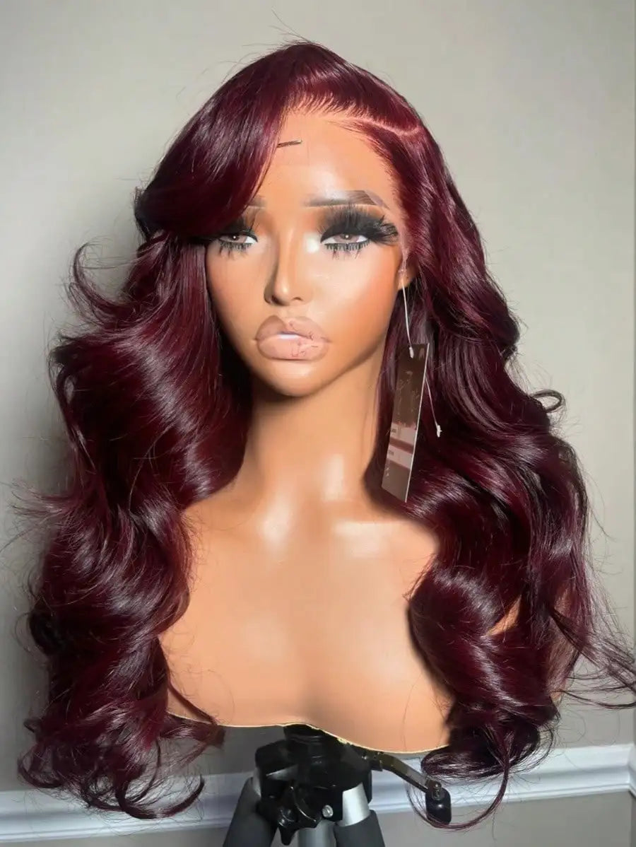 Transparent Lace Frontal Body Wave Human Hair Wig For Women